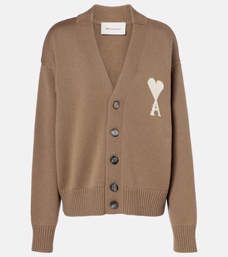 Ami de Cœur wool and cotton cardigan | Ami Paris