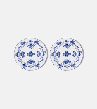 Set di 2 piatti piani Gloria in porcellana | Cabana