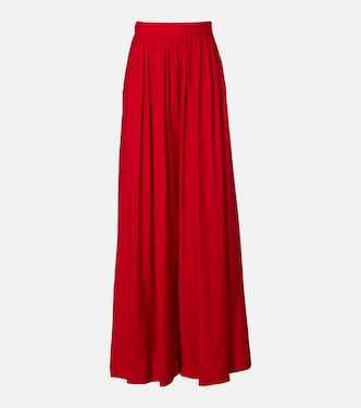 Vannesa pleated palazzo pants | Ralph Lauren Collection