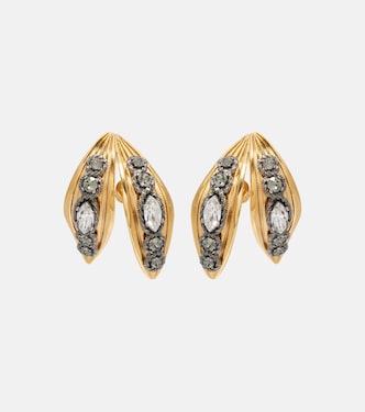 Bloom crystal-embellished earrings | Balenciaga