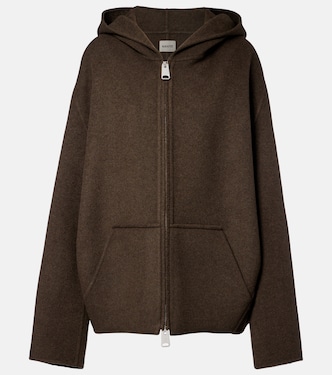 Dolem hooded oversized wool jacket | Khaite