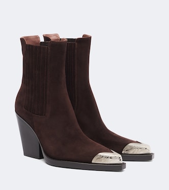 Dallas embellished suede cowboy boots | Paris Texas