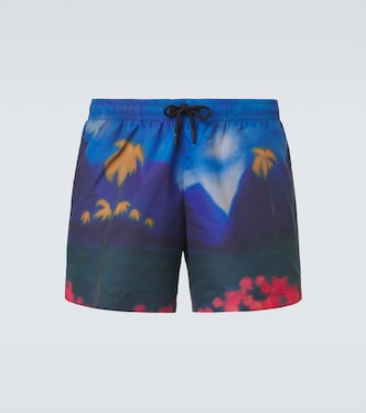 Printed swim trunks | Commas