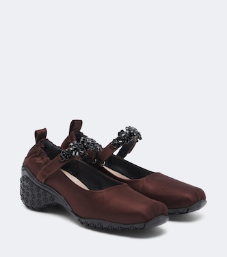Verzierte Mary-Jane-Ballerinas Turbo | Simone Rocha