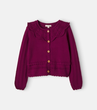 Cardigan Josephina en coton pointelle | Louise Misha