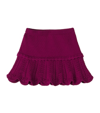 Aude pointelle cotton skirt | Louise Misha