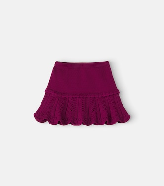 Aude pointelle cotton skirt | Louise Misha