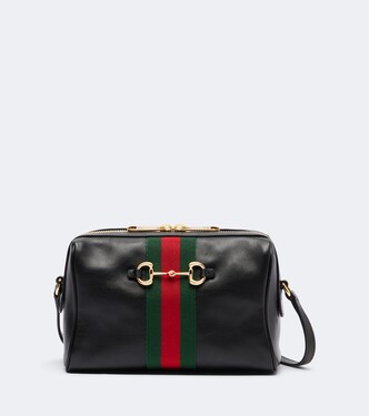 Schultertasche Horsebit Small aus Leder | Gucci