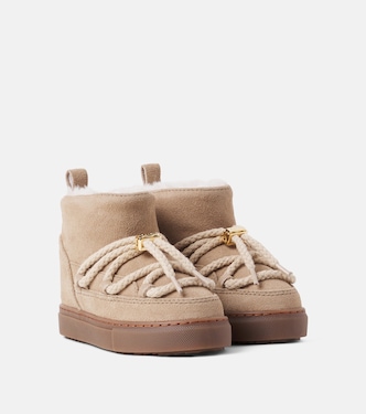 Schneestiefel Classic Low aus Veloursleder | Inuikii Kids