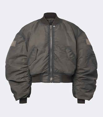 Secchia Flight satin bomber jacket | Rick Owens