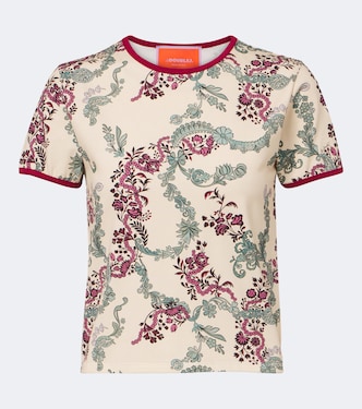 Cu-Tee printed cotton-blend jersey T-shirt | La DoubleJ