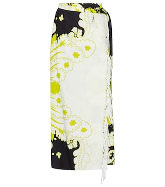 Valentino floral cotton twill sarong | Valentino