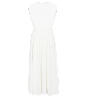 Robe midi en coton mélangé | Jil Sander