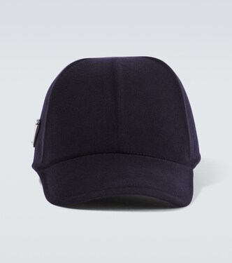 Virgin wool felt baseball cap  | Prada