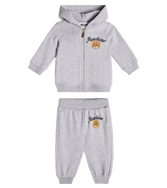 Baby Set aus Kapuzenjacke und Jogginghose | Moschino Kids