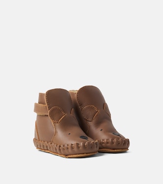 Baby Kapi Bear leather booties | Donsje
