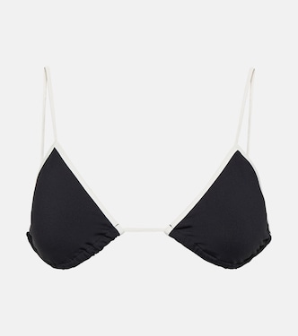 Bianco triangle bikini top | Marysia