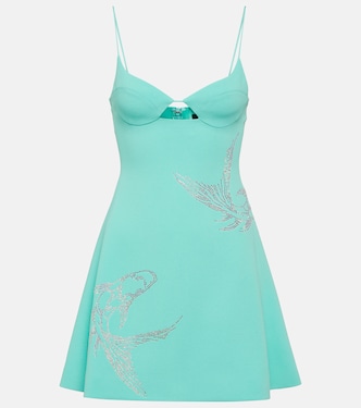 Verziertes Minikleid | David Koma