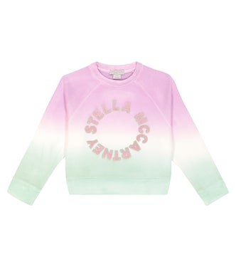 Tie-dye cotton jersey sweatshirt | Stella McCartney Kids