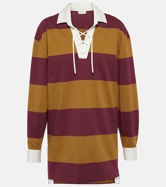 Colorblocked cotton-blend sweatshirt | Dries Van Noten