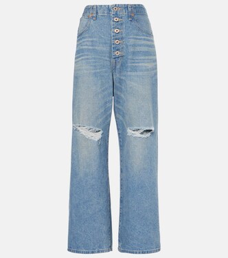 Jeans a gamba larga con cut-out | Junya Watanabe