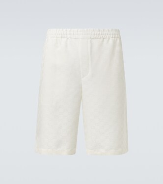 Shorts GG aus einem Leinengemisch | Gucci