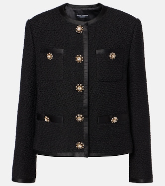 Wool and silk-blend tweed jacket | Dolce&Gabbana