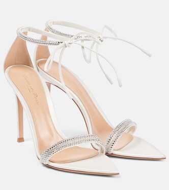 Bridal Montecarlo 105 embellished sandals | Gianvito Rossi