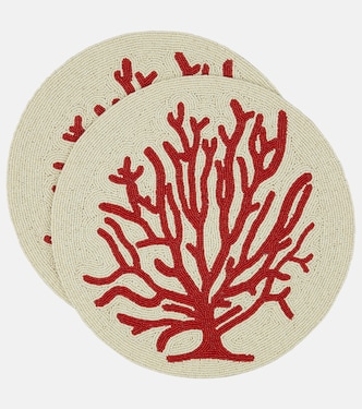 Coral set of 2 placemats | Les-Ottomans