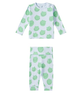 Cotton jersey sweatshirt and leggings set | Stella McCartney Kids