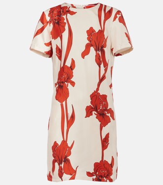 Floral silk minidress | La DoubleJ