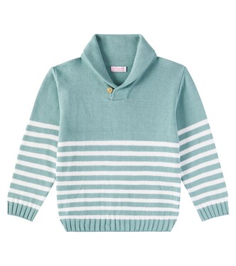 Goyo striped cotton sweater | La Coqueta