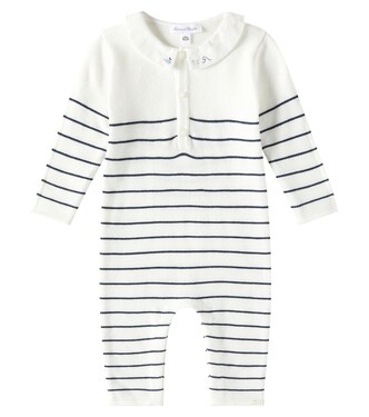 Baby striped cotton onesie | Tartine et Chocolat
