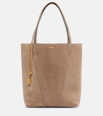 Tote Bag Chloé Spin Medium aus Veloursleder | Chloé