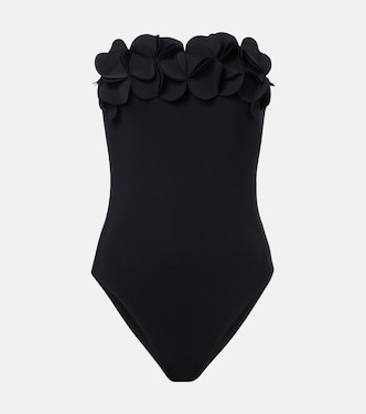 Tess floral-appliqué swimsuit | Karla Colletto