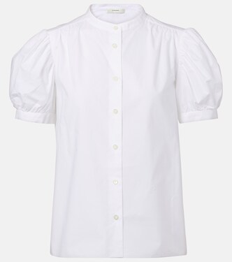 Gathered cotton top | Frame