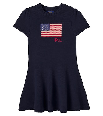 Kitted cotton dress | Polo Ralph Lauren Kids