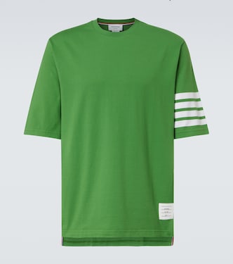 4-Bar cotton jersey T-shirt | Thom Browne
