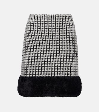 Tweed-effect miniskirt | Nina Ricci