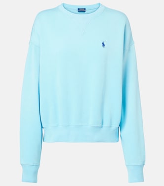 Cotton-blend jersey sweatshirt | Polo Ralph Lauren