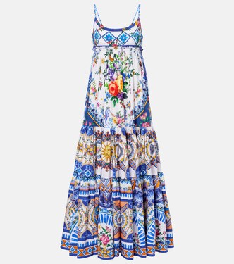 Robe longue Tiles Darls en coton | Camilla