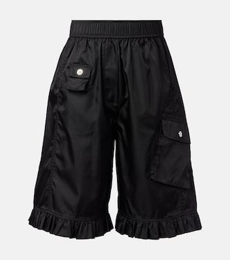 Ruffled cargo shorts | Ganni