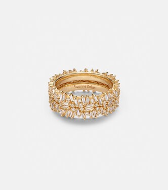 Anelli per smart ring Icon Midi in oro 18kt con diamanti | Suzanne Kalan
