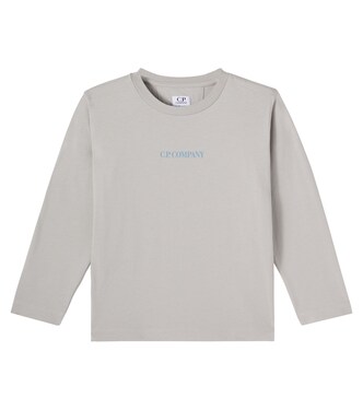 Logo cotton jersey sweatshirt | C.P. Company Kids
