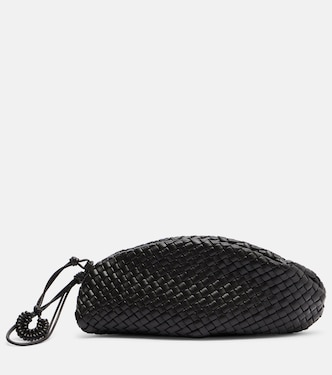 Onda Small Intreccio leather clutch | Bottega Veneta