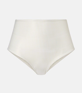 Reyes gingham bikini bottoms | Faithfull