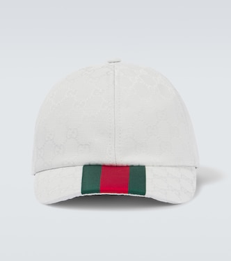 Web Stripe GG Canvas baseball cap | Gucci