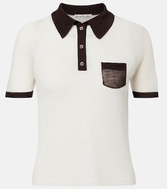 Semi-sheer polo shirt | Acne Studios