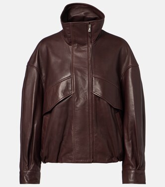 Bomberjacke Roland aus Leder | Nour Hammour