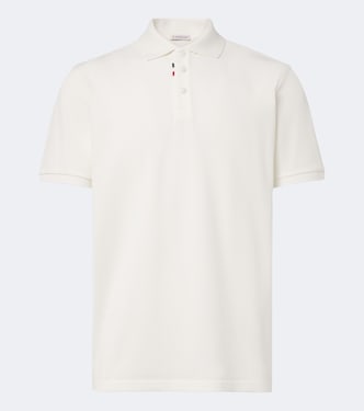 Cotton piqué polo shirt | Moncler